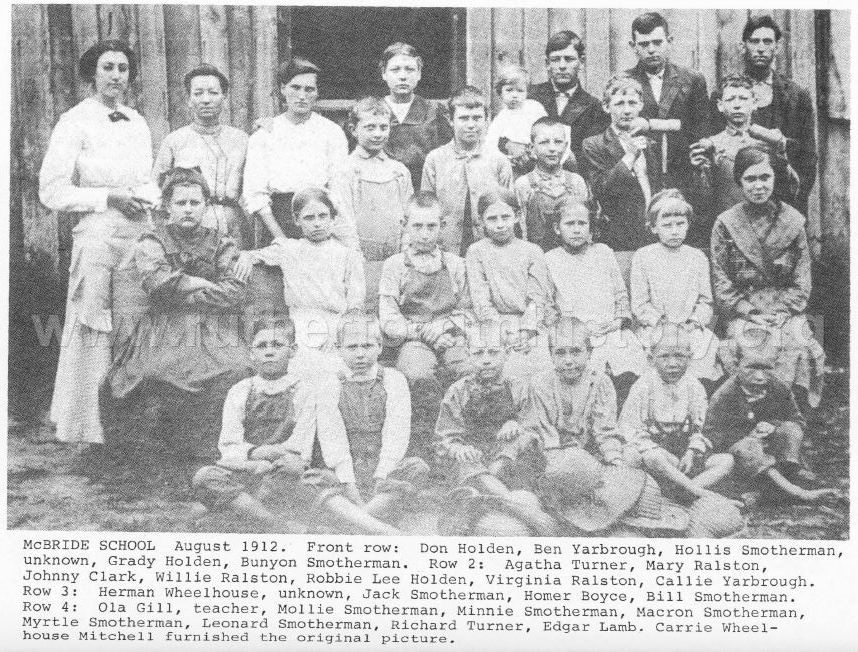McBride School, 1837-1910s – Rutherford County Tennessee Historical Society